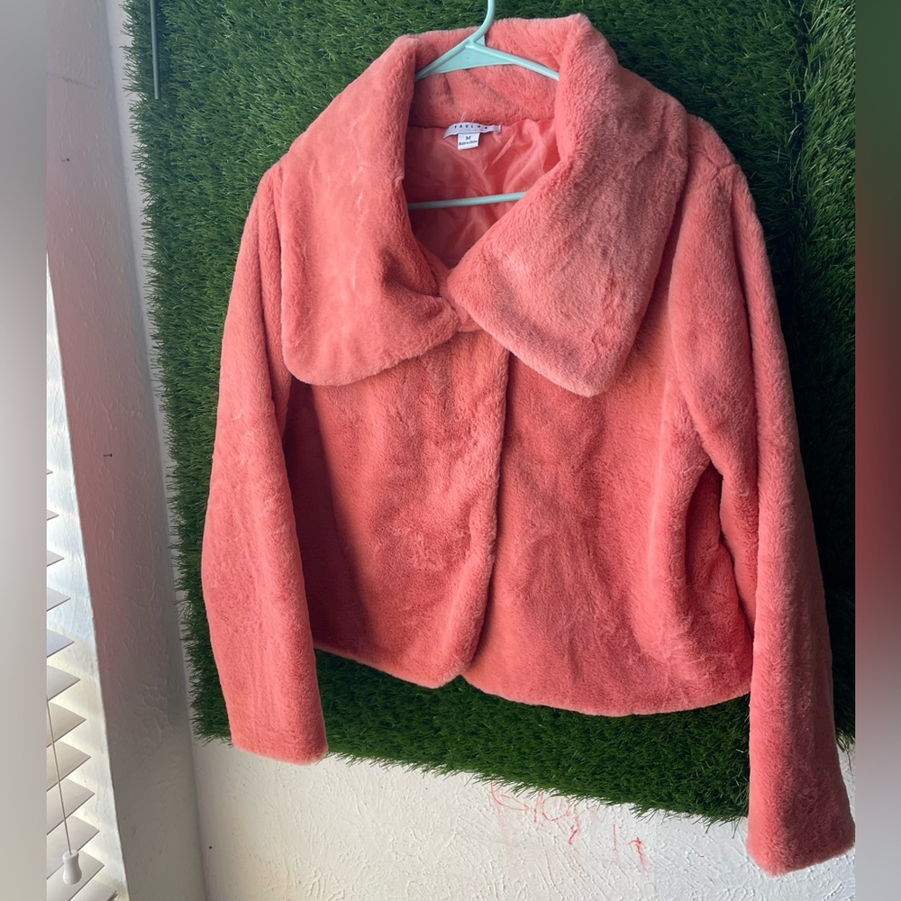 FAVLUX Kids Coral Plush Jacket